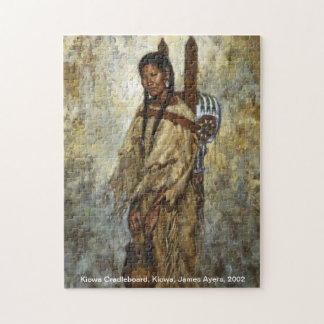 Kiowa Cradleboard, Native American woman puzzle