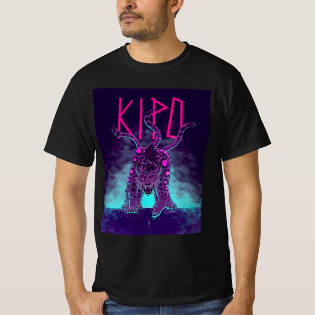 Kipo Pink/Purple Jaguar T-Shirt (Front)