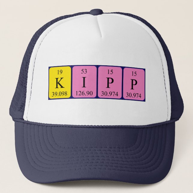 Kipp periodic table name hat (Front)