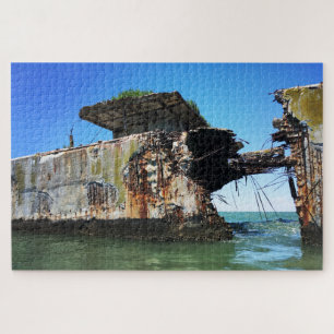 kiptopeke concrete ships jigsaw puzzle