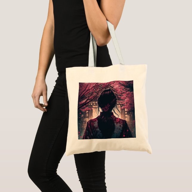 Kira Kirschblüten - Tragetasche Tote Bag (Front (Product))
