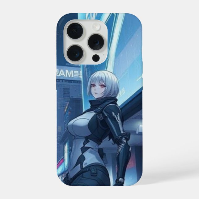 Kira yashiro cyberpunk anime iphone case (Back)