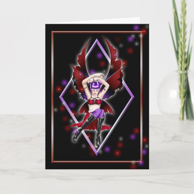 'Kirameki' Blank Greeting Card (Front)