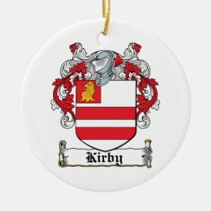 Kirby Family Crest Ceramic Tree Decoration