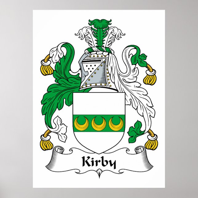 Kirby Family Crest Poster (Front)