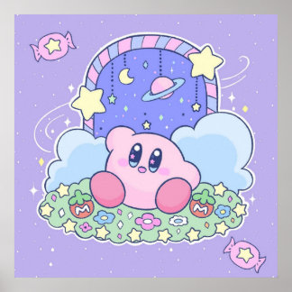 Kirby Magical Door to Candyland Poster