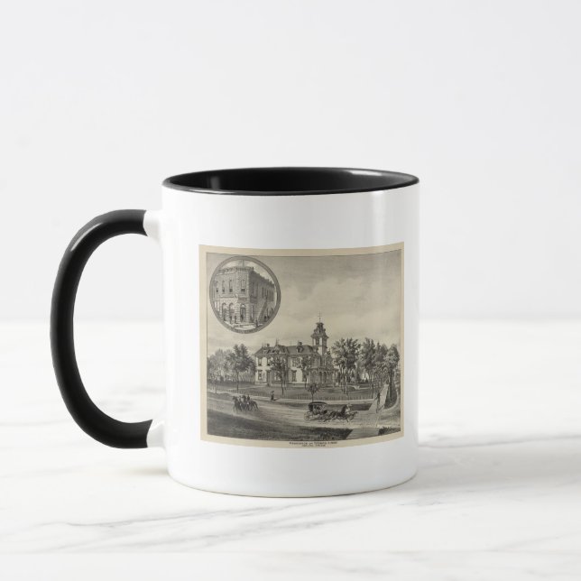 Kirby residence and Bank, Abilene, Kansas Mug (Left)