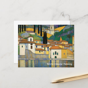 Kirche Cassone Gustav Klimt Painting Landscape  Postcard