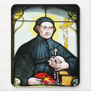 Kirchenfenster La Roche FR Suisse Mousepad