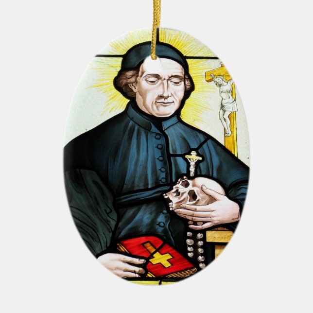 Kirchenfenster la Roche FR Suisse Ornament (Front)