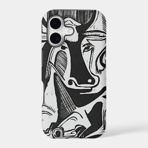 Kirchner Cow Expressionist iPhone Case