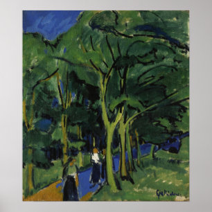 Kirchner - Forest Road Poster