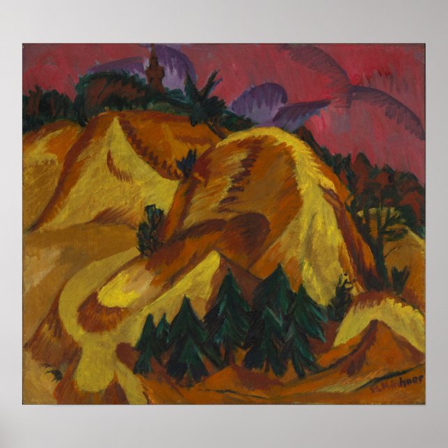 Kirchner - Sand Mountains Poster (Front)