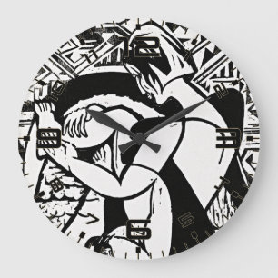 Kirchner Woman in Bathtub Clock