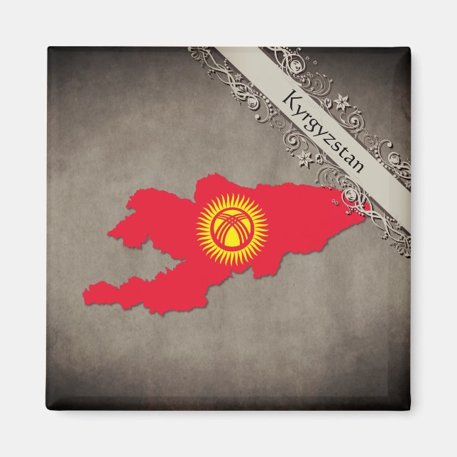 Kirgisistan Magnet (Front)