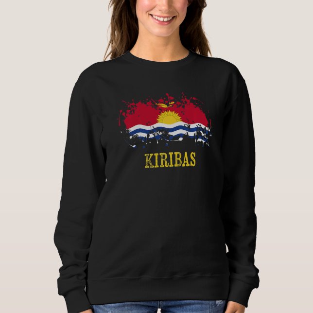 Kiribaian enthusiasts for Kiribati oder Kiribas an Sweatshirt (Front)