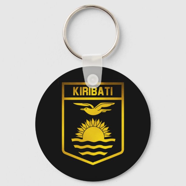Kiribati Emblem Key Ring (Front)
