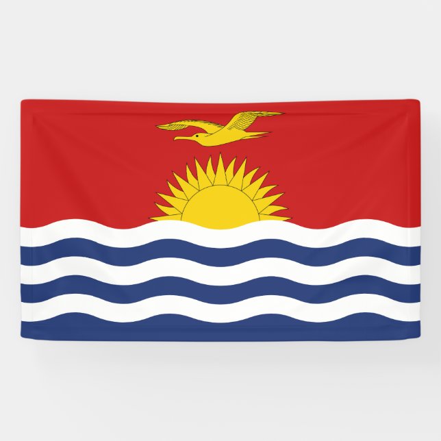 Kiribati Flag Banner (Horizontal)