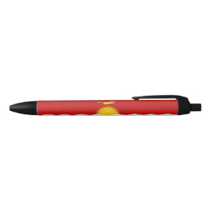 Kiribati Flag Black Ink Pen