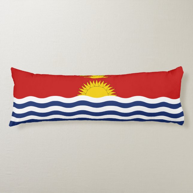 Kiribati Flag Body Cushion (Front)