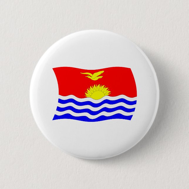 Kiribati Flag Button (Front)