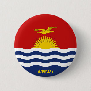 Kiribati Flag Charming Patriotic 6 Cm Round Badge