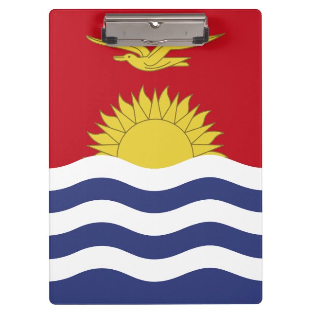 Kiribati flag clipboard (Front)