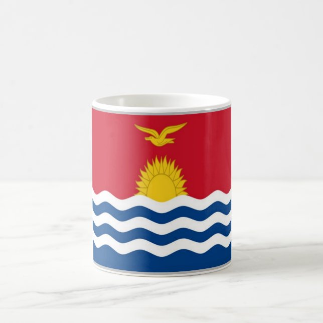 Kiribati - Flag - Coffee Mug (Center)