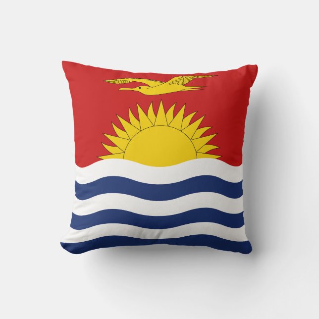 Kiribati Flag Cushion (Front)