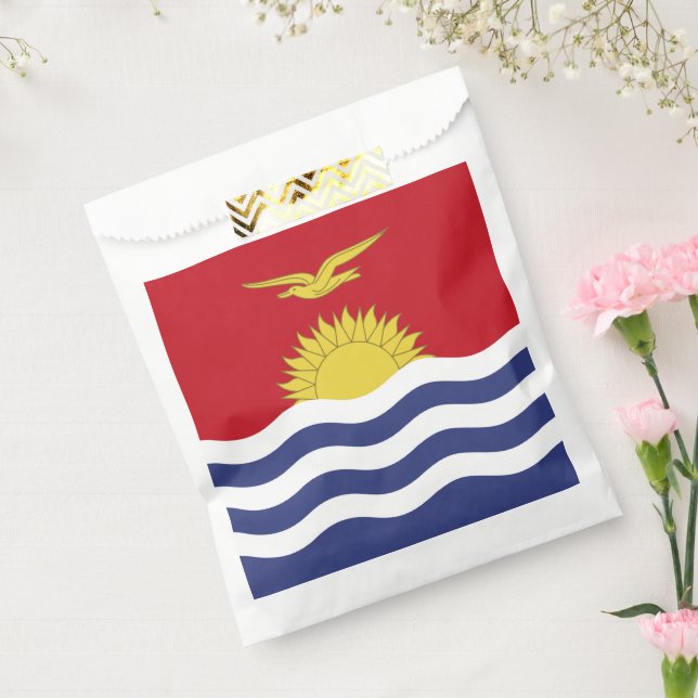 Kiribati flag favour bag (Sealed)