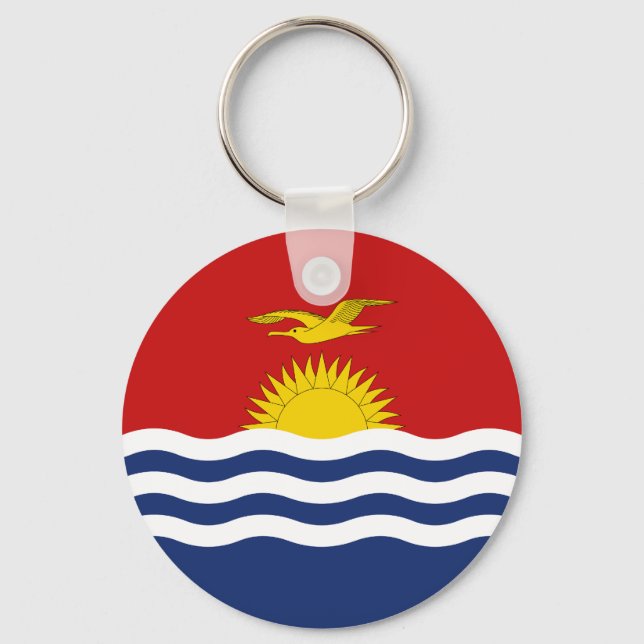 Kiribati Flag Key Ring (Front)