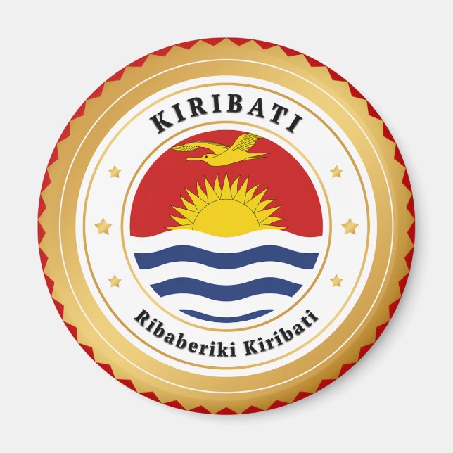 Kiribati Flag Magnet (Front)