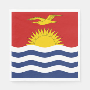 Kiribati Flag Napkin