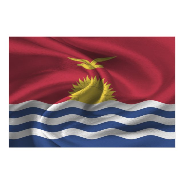 Kiribati Flag Photo Print (Front)