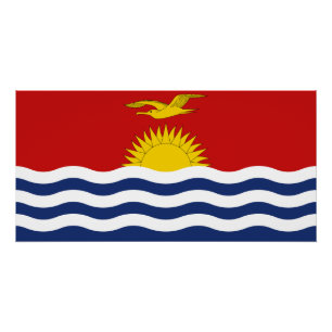 Kiribati Flag Poster