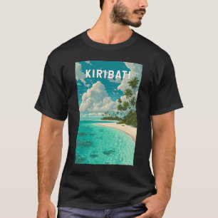 Kiribati Illustration Travel Art Vintage T-Shirt