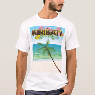 Kiribati Island travel poster T-Shirt