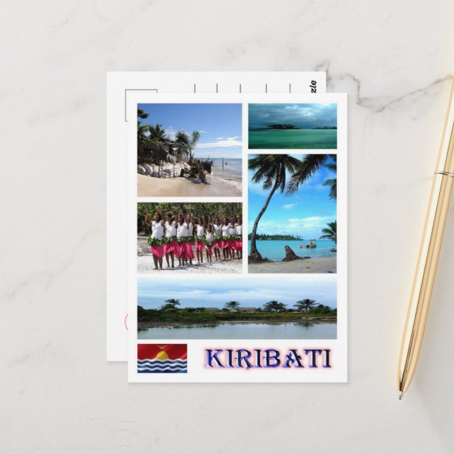 Kiribati - Oceania - Mosaic - Postcard (Front/Back In Situ)