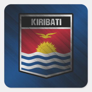 Kiribati Square Sticker