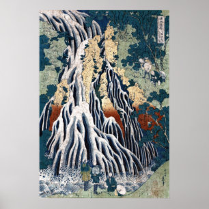 Kirifuri Falls at Mount Kurokami in Shimotsuke Poster