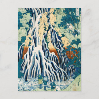 Kirifuri Waterfall at Kurokami Mountain by Hokusai Postcard