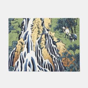 Kirifuri waterfall near Kurokami mountain Housai Doormat