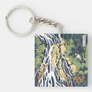 Kirifuri waterfall near Kurokami mountain Housai  Key Ring