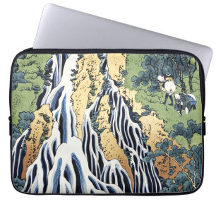 Kirifuri waterfall near Kurokami mountain Housai Laptop Sleeve
