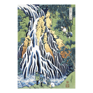 Kirifuri waterfall near Kurokami mountain Housai   Photo Print