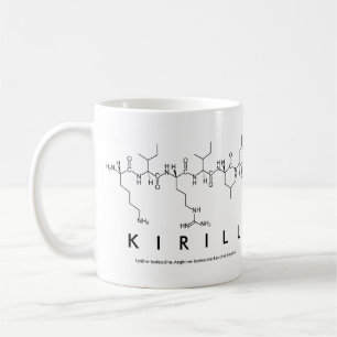 Kirill peptide name mug