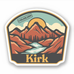 Kirk, Colorado Sticker