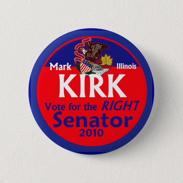 KIRK Senate 2010 Button (Front)