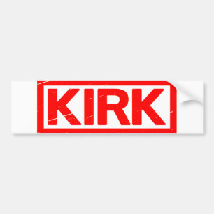 Kirk Stamp Bumper Sticker