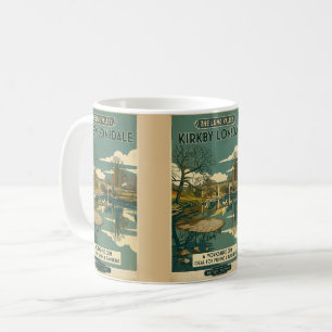 Kirkby Lonsdale Lune Valley Vintage Travel Poster Coffee Mug